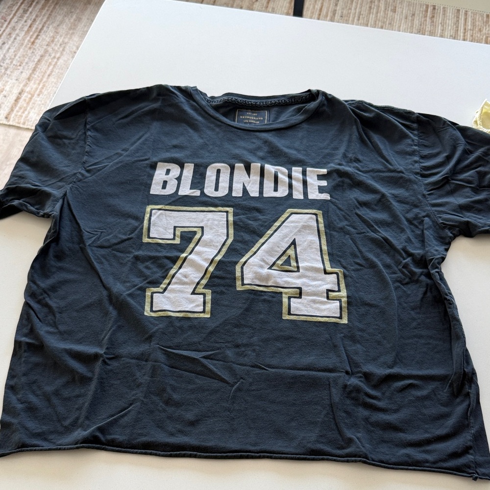 Anthropologie Black Graphic Tee